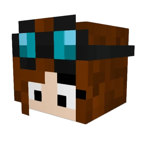 MrJoshnik Minecraft avatar head, 3D render