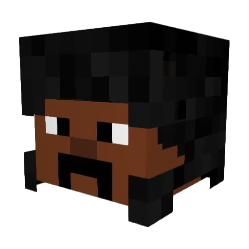 MrJoshua666 Minecraft avatar head, 3D render