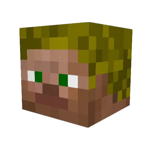 MrJoy_ Minecraft avatar head, 3D render