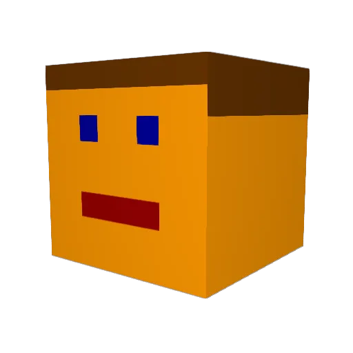 MrJtag Minecraft avatar head, 3D render
