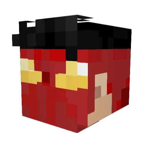 MrJuanYMicroWave Minecraft avatar head, 3D render