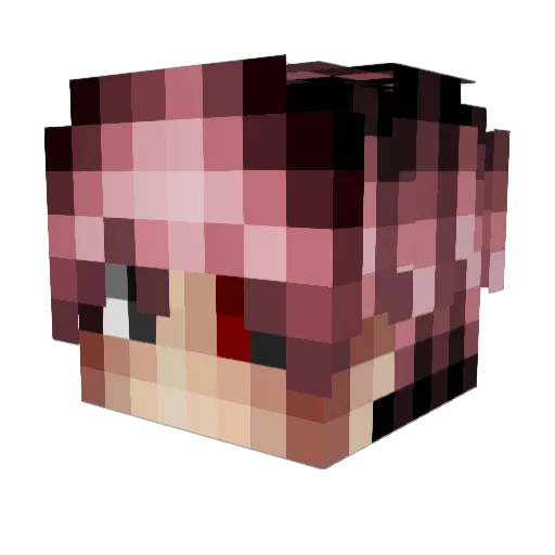MrJudah Minecraft avatar head, 3D render