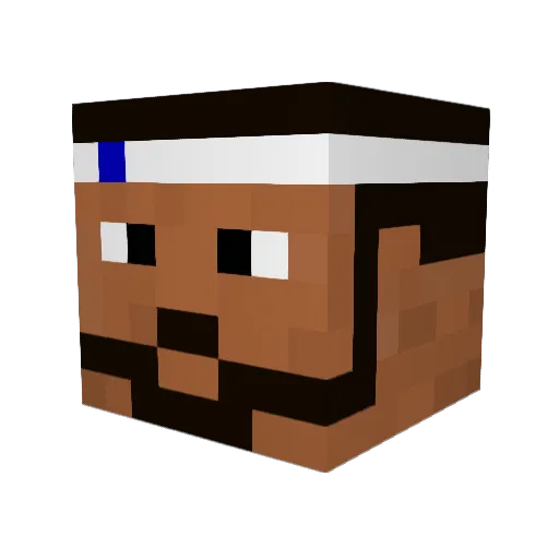 MrJumpman49 Minecraft avatar head, 3D render