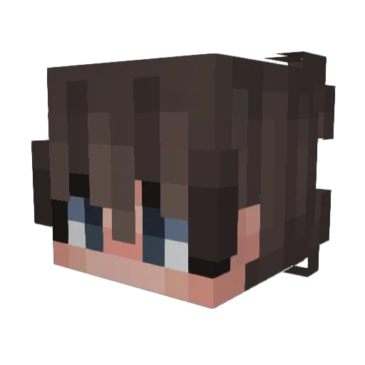 MrJuvett Minecraft avatar head, 3D render