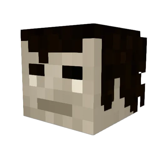 MrKaZooIe Minecraft avatar head, 3D render