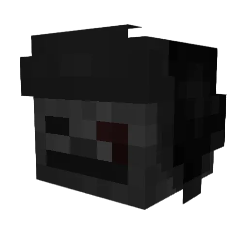 MrKachondo Minecraft avatar head, 3D render