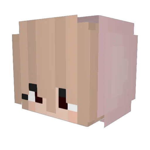 MrKaiven Minecraft avatar head, 3D render