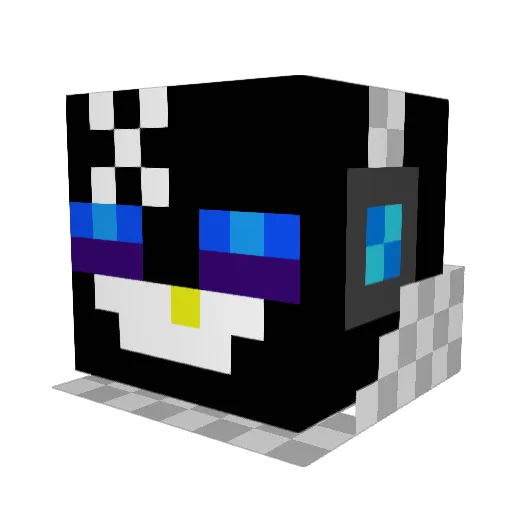 MrKalixx Minecraft avatar head, 3D render