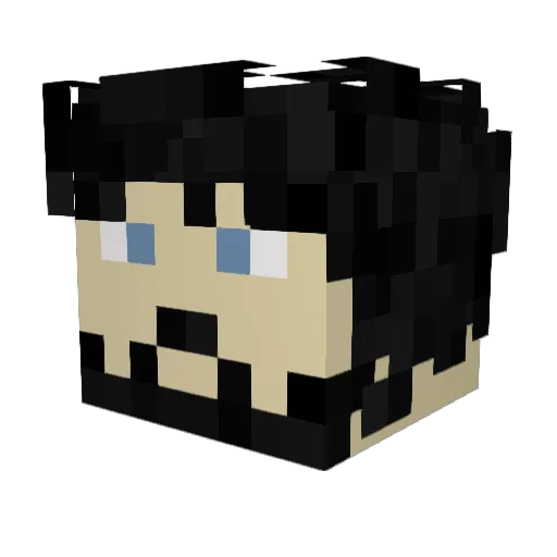 MrKarkajou03 Minecraft avatar head, 3D render