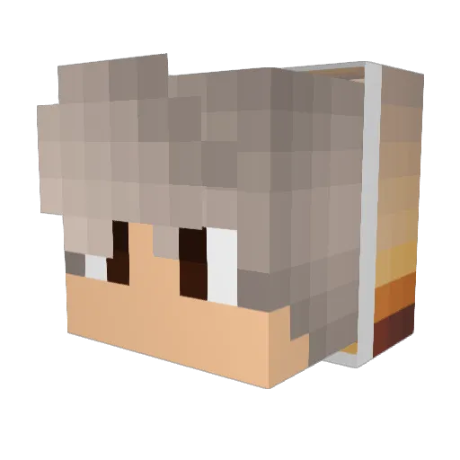 MrKarsh Minecraft avatar head, 3D render