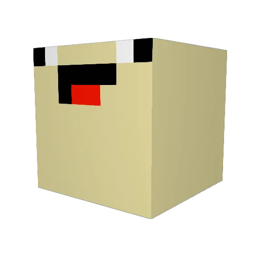 MrKawaiiGamer Minecraft avatar head, 3D render