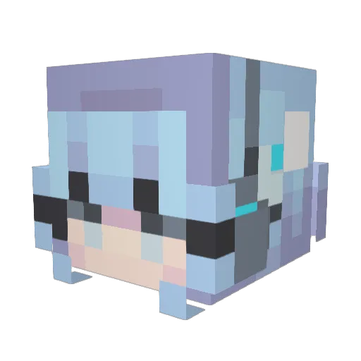 MrKenny_X3 Minecraft avatar head, 3D render