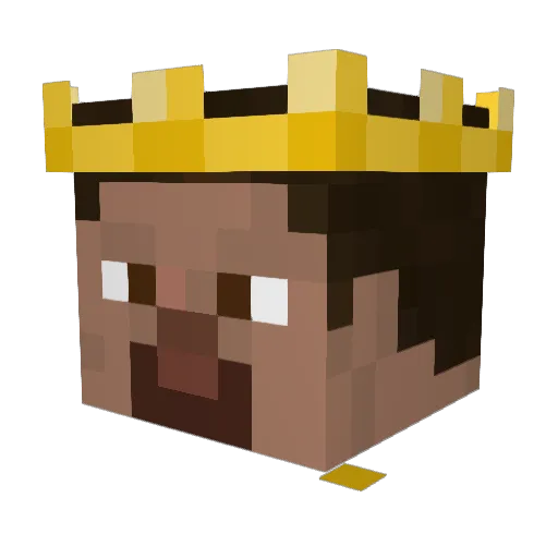 MrKhlr Minecraft avatar head, 3D render