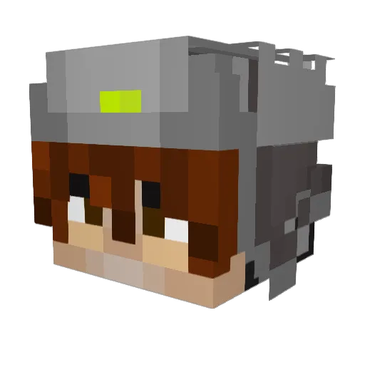 MrKilya Minecraft avatar head, 3D render