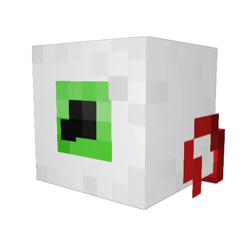 MrKinc Minecraft avatar head, 3D render