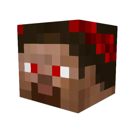 MrKitCat_ Minecraft avatar head, 3D render