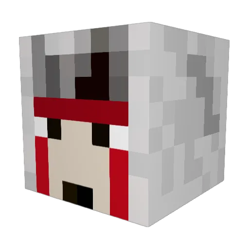 MrKite98 Minecraft avatar head, 3D render