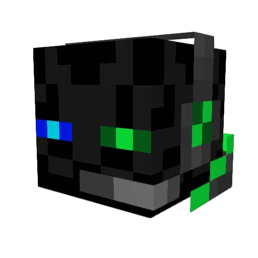 MrKlaws Minecraft avatar head, 3D render