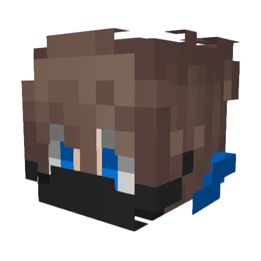 MrKo1ya6 Minecraft avatar head, 3D render