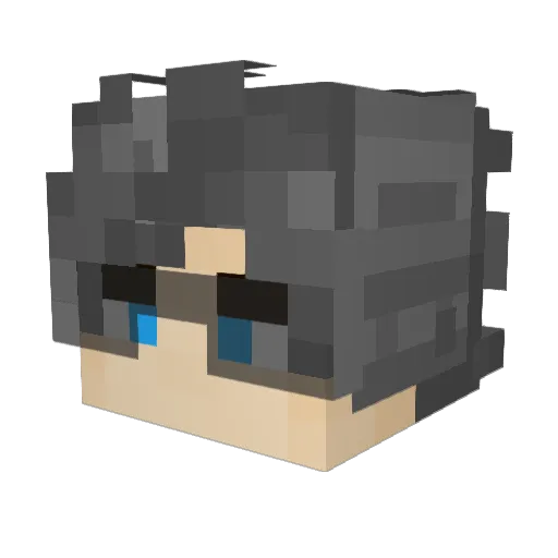 MrKoichi Minecraft avatar head, 3D render