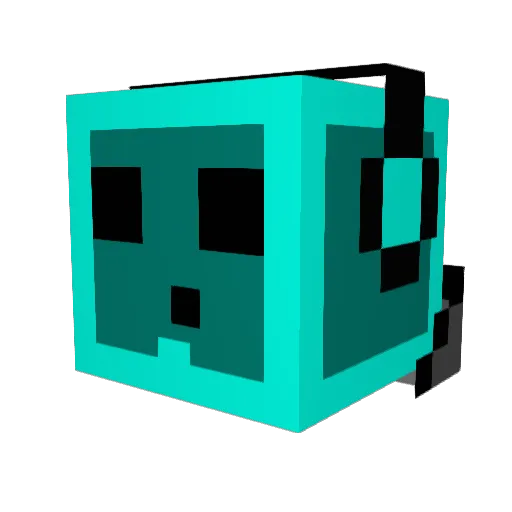 MrKreeper2 Minecraft avatar head, 3D render