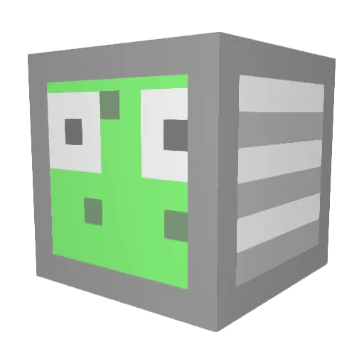 MrKuschi Minecraft avatar head, 3D render