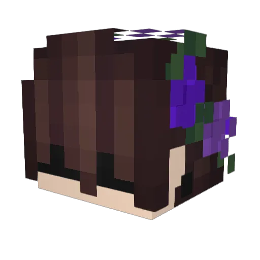 MrKvalitet Minecraft avatar head, 3D render
