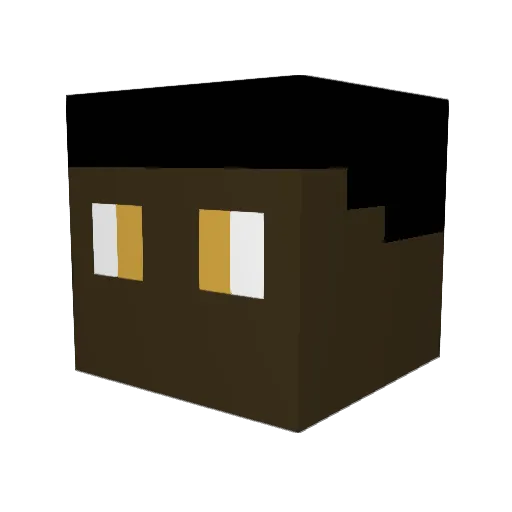 MrKwabo Minecraft avatar head, 3D render
