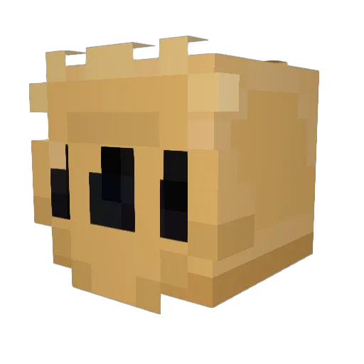 MrLCupcake Minecraft avatar head, 3D render
