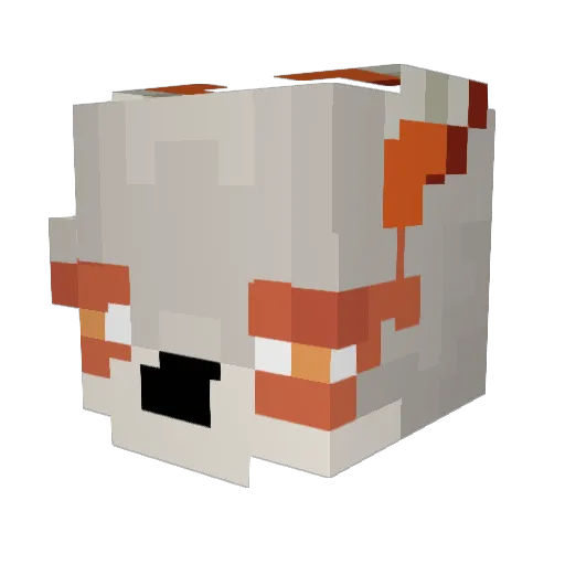 MrLamaT Minecraft avatar head, 3D render