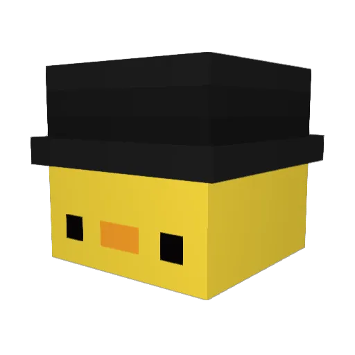 MrLeTrekker Minecraft avatar head, 3D render