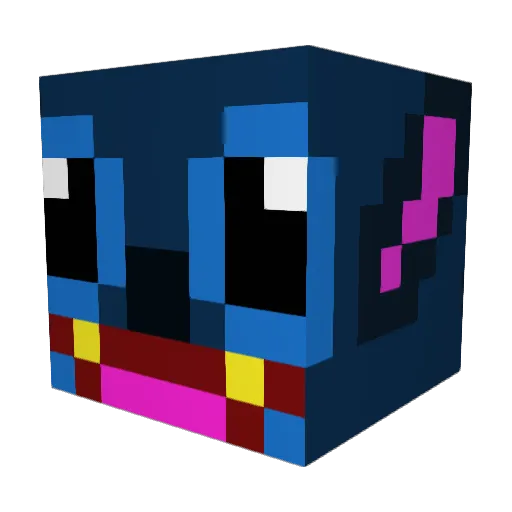 MrLeapon Minecraft avatar head, 3D render