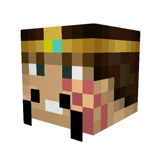 MrLegacyy Minecraft avatar head, 3D render