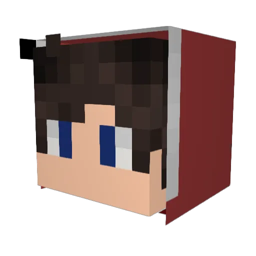 MrLemmen23 Minecraft avatar head, 3D render