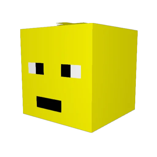 MrLemon8 Minecraft avatar head, 3D render