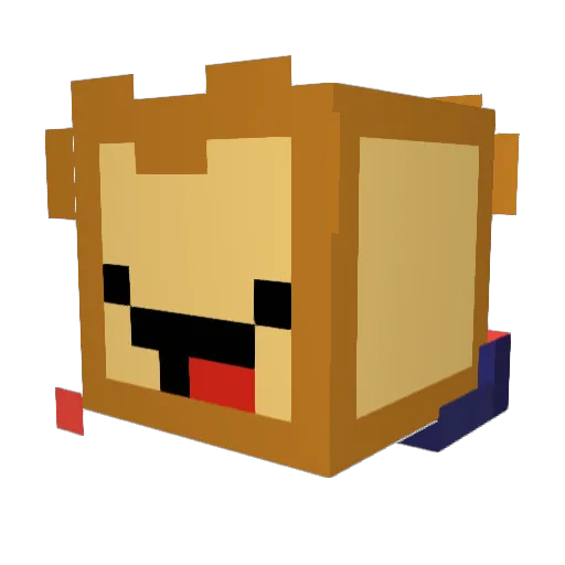 MrLie07 Minecraft avatar head, 3D render