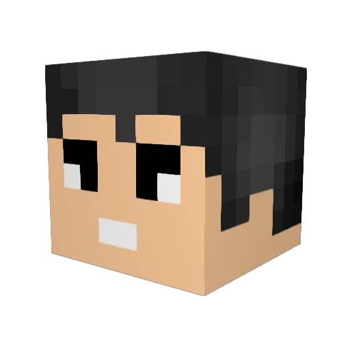 MrLimOff Minecraft avatar head, 3D render