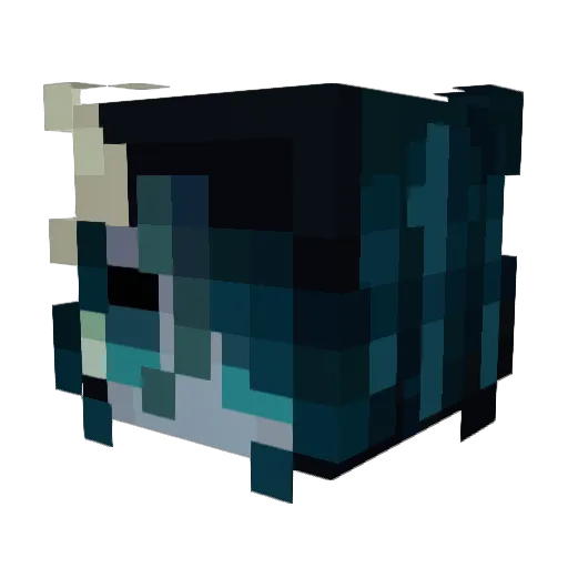 MrListk Minecraft avatar head, 3D render
