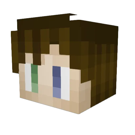 MrLix00 Minecraft avatar head, 3D render