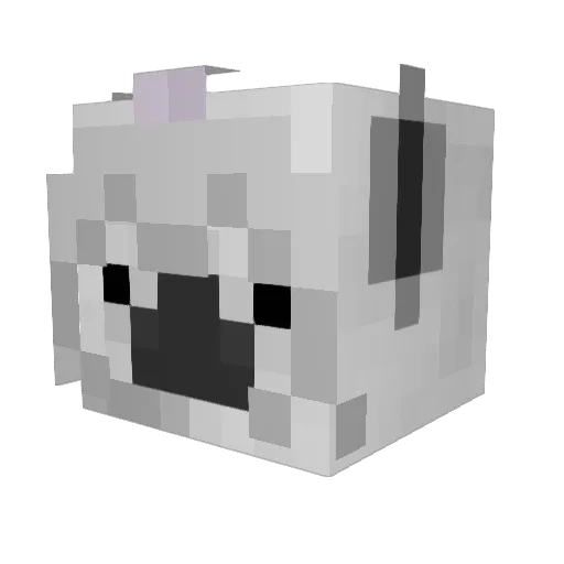 MrLlamaaa7472 Minecraft avatar head, 3D render