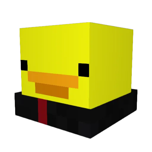 MrLlght Minecraft avatar head, 3D render