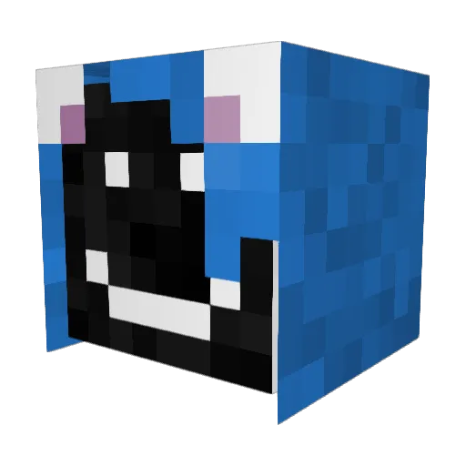 MrLoach_ Minecraft avatar head, 3D render