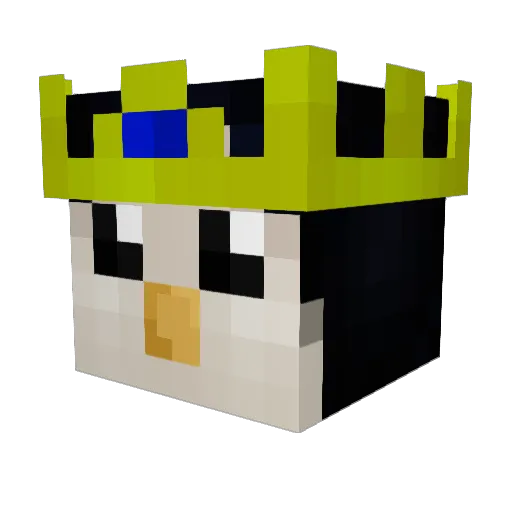MrLobter Minecraft avatar head, 3D render