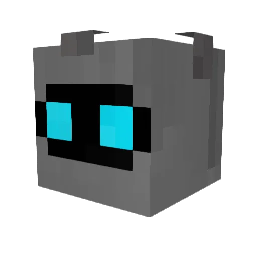 MrLucid Minecraft avatar head, 3D render