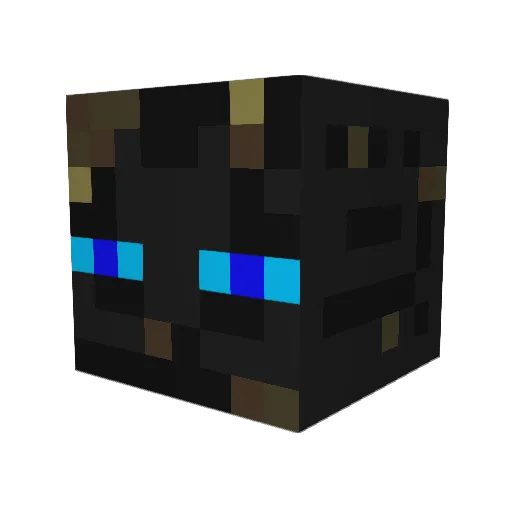 MrLuckey Minecraft avatar head, 3D render
