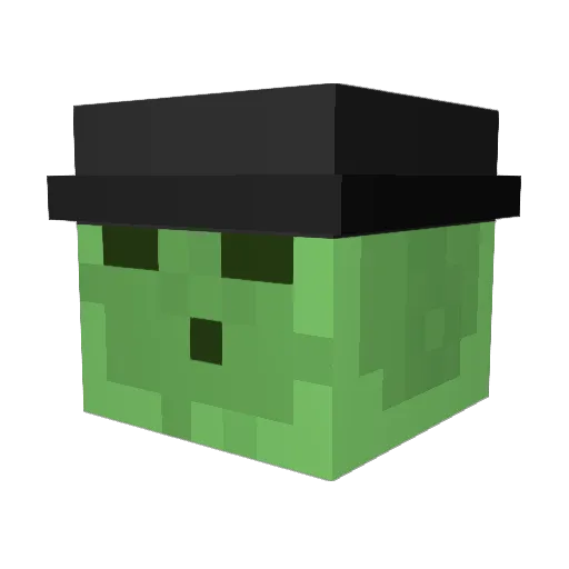 MrLukeJ Minecraft avatar head, 3D render