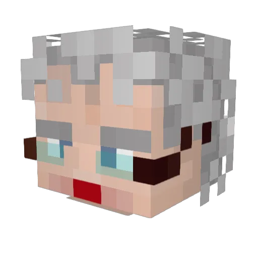 MrLux_420 Minecraft avatar head, 3D render