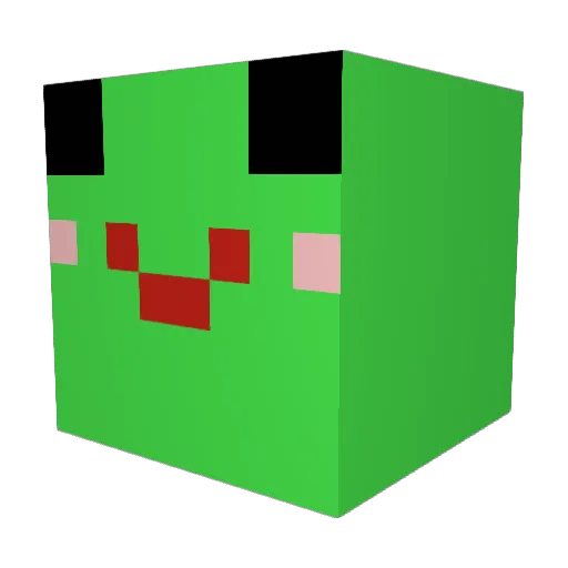 MrLvsty Minecraft avatar head, 3D render