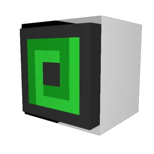 MrLytic Minecraft avatar head, 3D render