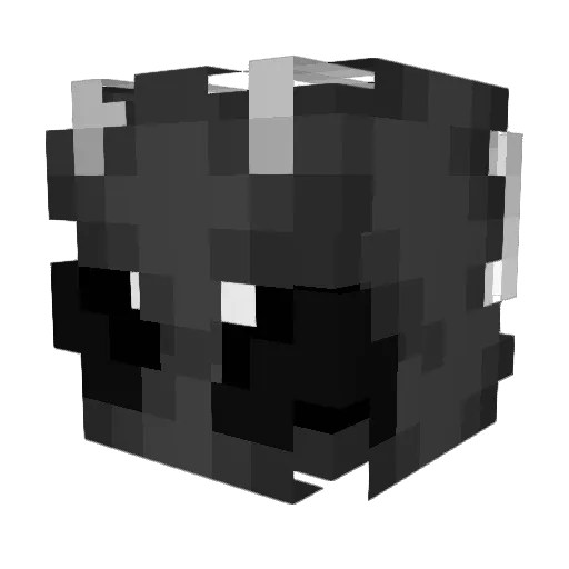 MrM0th1 Minecraft avatar head, 3D render